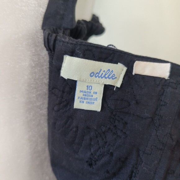 Anthropologie Odille Archival Collection: Daisy Dress Cotton Size 10 tulle skirt - Picture 12 of 16